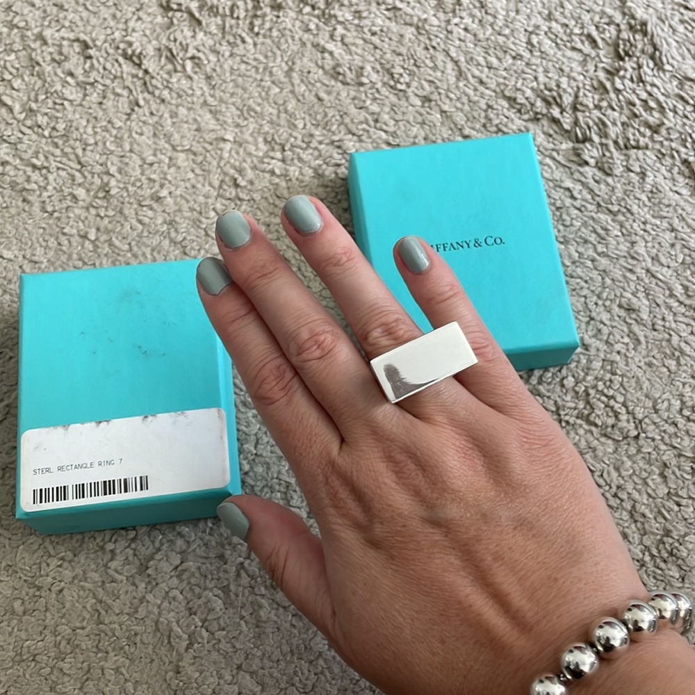 NWT Tiffany Sterling Silver Ring Size 7 - Picture 3 of 4